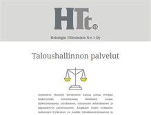 Tablet Screenshot of helsingintilitoimisto.fi